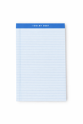 The I did My Best Notepad