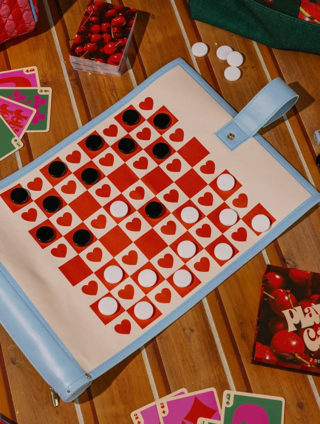Lucky Roll Backgammon and Checkers Set