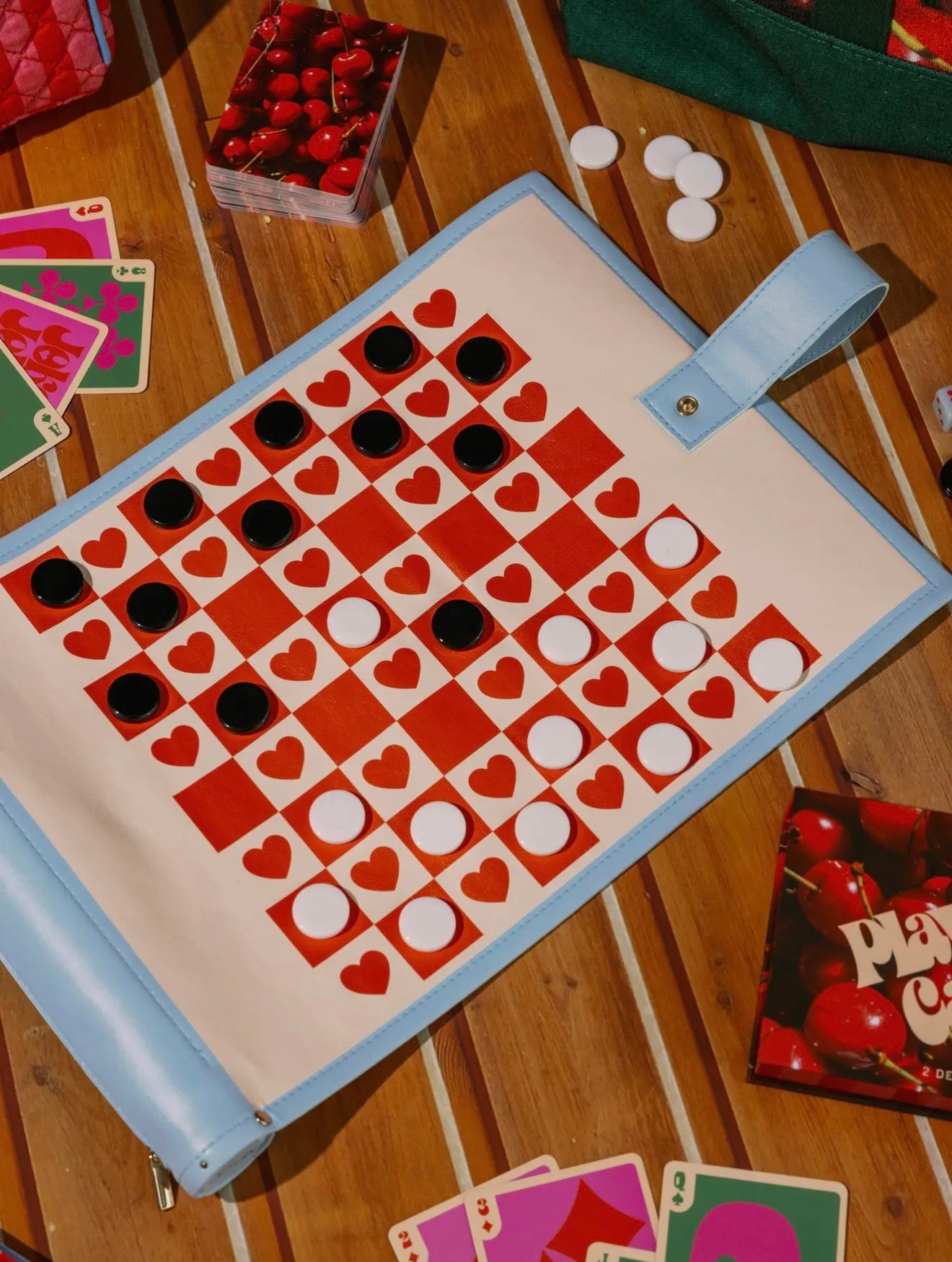 Lucky Roll Backgammon and Checkers Set